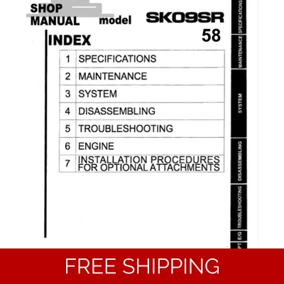 KOBELCO SK09SR MINI EXCAVATOR WORKSHOP MANUAL KOBELCO SK09SR MINI EXCAVATOR WORKSHOP MANUAL